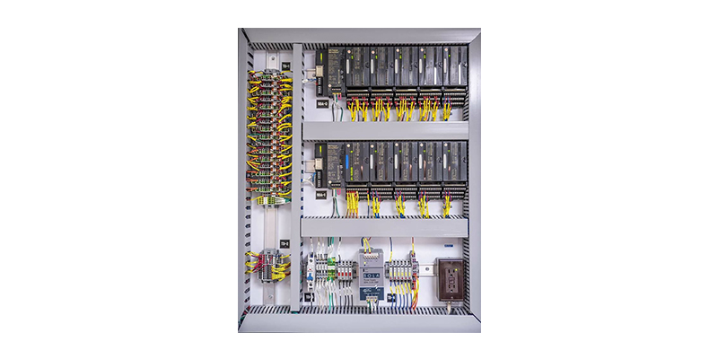 PLC panel manufactured by Ocean Wind Switchgear in Muscat, Oman