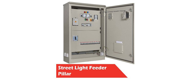 Street light feeder pillar manufactured by Ocean Wind Switchgear in Muscat, Oman